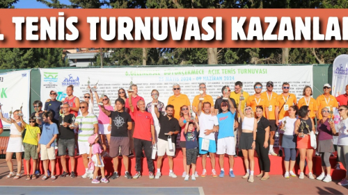 BÜYÜKÇEKMECE 6. TENİS TURNUVASI'NDA ÖDÜL YAĞMURU